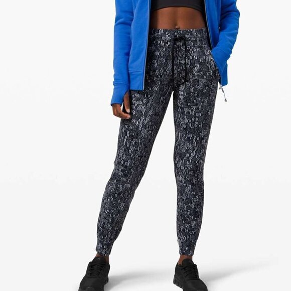 Lululemon Ready to Rulu Jogger 29" Eventide Jacquard Spray Dye Size 10 - Picture 1 of 7